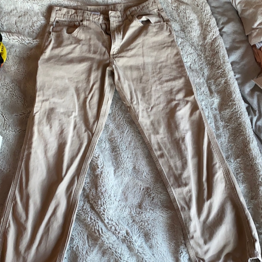 Carhartt Pants, khaki colored